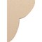 Ekena Millwork 10"W x 20"D x 30"H Classic Crestline Rough Cedar Woodgrain TimberThane Corbel, Primed Tan CORUR10X20X30CRERCPR - alternate 3